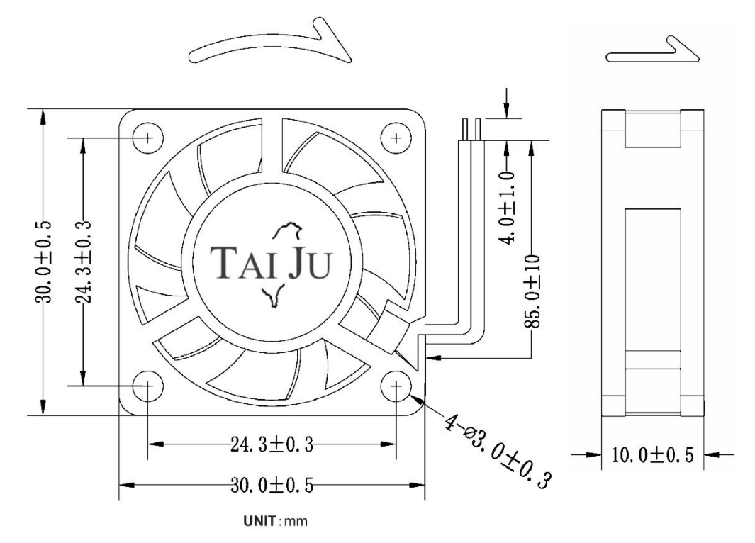 SJ3010 直流風扇 — 1